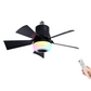 🌀 50% RABATT! 🎵 Intelligenter Deckenventilator mit RGB-Beleuchtung & Bluetooth-Lautsprecher – 3 Stufen, Fernbedienung & E27-Sockel – Perfekt für Wohnzimmer, Schlafzimmer oder Büro – Licht, Musik & Luft in einem Gerät 💡