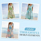 ☀️ FRÜHLINGS DEAL: -50% 🔥 Damen Kleid mit V-Neck & Print 🌸 leicht, stilvoll & perfekt für sonnige Tage 👗💫