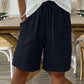 🌺Elastische Shorts aus Baumwoll-Leinen mit hoher Taille für Damen