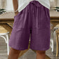 🌺Elastische Shorts aus Baumwoll-Leinen mit hoher Taille für Damen