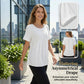 👕Kurzärmeliges, asymmetrisches Oberteil mit Rüschen für Damen