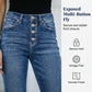 👖Skinny-Jeans für Damen mit hoher Taille und mehreren Knöpfen