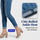 👖Skinny-Jeans für Damen mit hoher Taille und mehreren Knöpfen