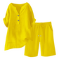 🌺2-teiliges Outfit-Set aus Baumwolle und Leinen für Damen