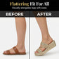 👠55% RABATT!🌺Damen-Plateausandalen mit gewebtem Riemen