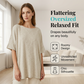 🌺Lockeres Damen Oberteil – U-Boot-Ausschnitt, Einfarbig & Bequem ☁️ Für Sommer & Alltag