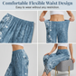 🌺Damenhose mit weitem Bein und Vintage-Blumenmuster
