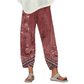 🌺Damenhose mit weitem Bein und Vintage-Blumenmuster