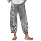 🌺Damenhose mit weitem Bein und Vintage-Blumenmuster