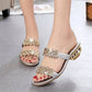 📢📢Letzter Tag – 55 % Rabatt!! ⏰Modische Damen Sandalen mit Strass – Bequem & Stilvoll 👡 Für Sommer & Freizeit