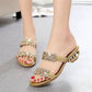 📢📢Letzter Tag – 55 % Rabatt!! ⏰Modische Damen Sandalen mit Strass – Bequem & Stilvoll 👡 Für Sommer & Freizeit