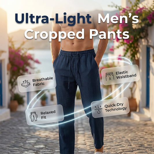 👖Leichte Herrenhose mit geradem Bein und lockerer Passform