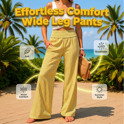 📈 Verkaufshit Nr. 1 – direkt 50%! Damenhose mit gerafftem Bund und gestreiftem Gingham-Muster