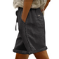 🌺Lässige Damen-Shorts mit Kordelzug und Spitzenverzierung