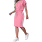 🌺2-teiliges Set aus Damen-T-Shirt und Rock mit Kordelzug