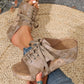 🌺Peep-Toe-Sandalen mit Keilabsatz für Damen