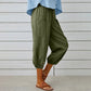 👖Lässige Caprihose für Damen mit Taschen
