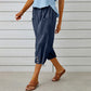 👖Lässige Caprihose für Damen mit Taschen