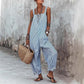 👗✨Sommer-Sonderangebot 55% RABATT!🌸 Lässiger gestreifter Overall mit schmalen Trägern – perfekt für Sommer & Urlaub