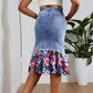 🧜‍♀️ Hochtaillierter Jeans-Meerjungfrauenrock für Damen – figurbetonend & elegant