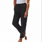 🌺55% Rabatt !Damenhose mit Kordelzug in der Taille und geknöpften Knöchelabschlüssen