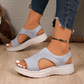🌺Damen-Sandalen mit Strasssteinen und Plateausohle