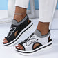 👡 Damen Casual Peep-Toe Platform Sandalen – bequemer Plateauabsatz, luftiges Design & perfekt für Strand, Urlaub & Alltag