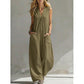 👗 Damen Casual V-Neck Sleeveless Jumpsuit – figurschmeichelnd, luftig & vielseitig – perfekt für Alltag & besondere Anlässe