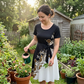 🔥 A-Linien-Kleid für Damen mit Blumenmuster – figurschmeichelnd, romantisch & vielseitig – perfekt für jeden Anlass