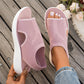 👡 Damen Platform Open-Toe Sandalen – bequemer Plateauabsatz, luftiges Design & perfekt für Strand, Alltag & Freizeit