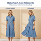 👗Elegantes und lässiges Jeanskleid für Damen