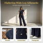 🔥👚 55% Rabatt! Damen Chic Zweiteiler-Set: Bequemes Polo-Top & Wide-Leg-Hose | Elegant für Jeden Tag & Jede Gelegenheit 🌸💨