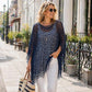 🏆💐 50% Rabatt! Letzter Tag! Sommer-Strick-Poncho mit Fransen – Leicht, Luftdurchlässig & Vielseitig für Strand & Freizeit