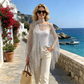 🏆💐 50% Rabatt! Letzter Tag! Sommer-Strick-Poncho mit Fransen – Leicht, Luftdurchlässig & Vielseitig für Strand & Freizeit