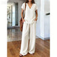 👗 55% RABATT! 💃 2-teiliges Set aus bedrucktem Oberteil & Hose für Damen – Leicht, fließend & vielseitig – Perfekt für Sommer, Strand oder Büro – stylisher 2-in-1 Look mit Komfort 🌸