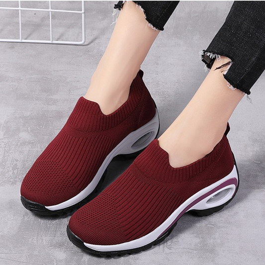 ✨Damen Slip-On-Strick-Mesh-Laufschuhe