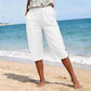 👖 Damen atmungsaktive Freizeit-Caprihosen – luftig, bequem & vielseitig – perfekt für Alltag, Strand & Reisen