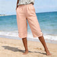 👖 Damen atmungsaktive Freizeit-Caprihosen – luftig, bequem & vielseitig – perfekt für Alltag, Strand & Reisen