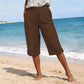 👖 Damen atmungsaktive Freizeit-Caprihosen – luftig, bequem & vielseitig – perfekt für Alltag, Strand & Reisen