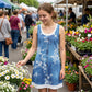 👗Zweiteiliges Damenkleid aus Kunstleder mit Jeansprint