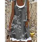 👗Zweiteiliges Damenkleid aus Kunstleder mit Jeansprint