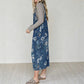 🌺Vintage-Jeans-Latzhose für Damen mit Blumenmuster