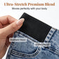👖Damen hochtaillierte Denim-Caprihosen mit elastischem Bund – verkürzte Jeans