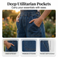 ✨Damen Sommer lockerer Denim-Jumpsuit mit Taschen