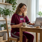 ✨ 2-teiliges Loungewear-Set mit Streifen-Detail – weicher Stoff, elastischer Bund & vielseitig kombinierbar – einfach anziehen & wohlfühlen