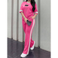 ✨ 2-teiliges Loungewear-Set mit Streifen-Detail – weicher Stoff, elastischer Bund & vielseitig kombinierbar – einfach anziehen & wohlfühlen