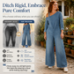 Versandkostenfrei⏰ Nur noch heute 50% Rabatt! 👖 Damen asymmetrischer schulterfreier Jeans-Jumpsuit