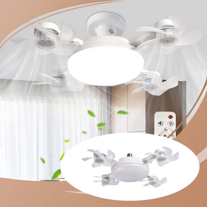 🌀Neue Deckenventilator-Leuchte mit E27-Fassung – Geräuscharmer 2-in-1-LED-Ventilator mit Fernbedienung, energiesparende Kombination aus Kühlung und Beleuchtung für das Schlafzimmer zu Hause