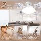 🌀Neue Deckenventilator-Leuchte mit E27-Fassung – Geräuscharmer 2-in-1-LED-Ventilator mit Fernbedienung, energiesparende Kombination aus Kühlung und Beleuchtung für das Schlafzimmer zu Hause