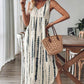 🌸✨Maxikleid mit V-Ausschnitt & ärmellosem Design – schmeichelt jeder Figur, knitterarm & leicht zu kombinieren – zu Sandalen, Sneakern oder High Heels